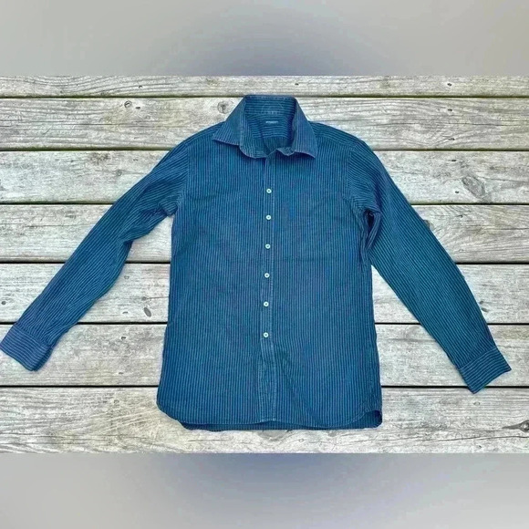 Burberry London Striped Long Sleeve Button Down - Picture 1 of 3